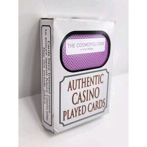 The Cosmopolitan Las Vegas Authentic Casino Played Cards Sealed